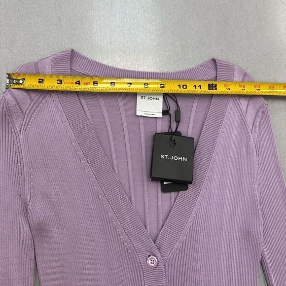 St john lavender cardigan - Picture 5 of 6
